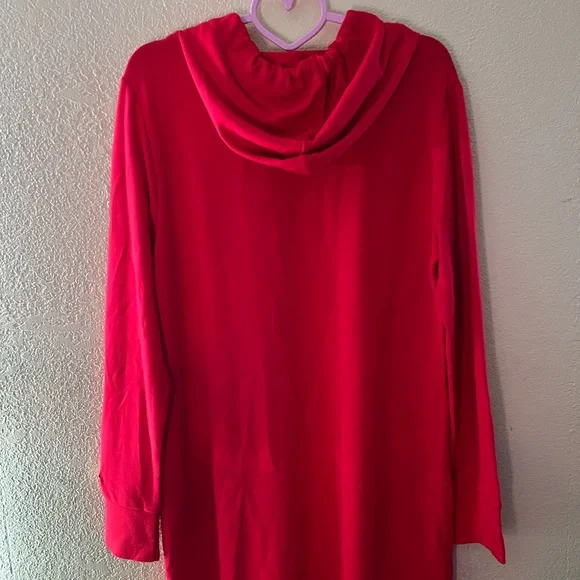 Calvin Klein Red Hoodie Dress size Large - Picture 6 of 7